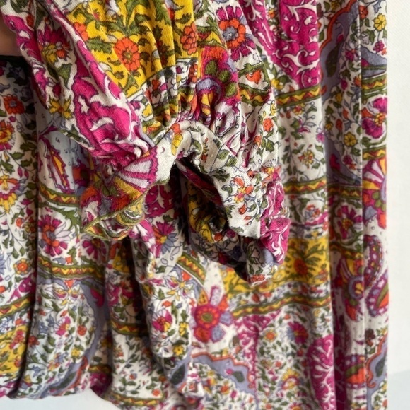 Anthropologie XS Joggers Printed Comfy Drawstring Floral - Picture 5 of 8